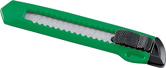 Cutter with removable blade, green