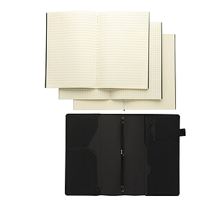 Daily Notes Binder 3 in 1 refillable PU notebook