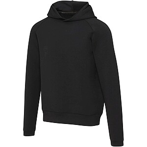 Danali unisex interlock sports hoodie, solid black