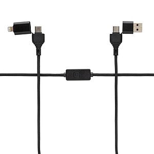 Datalock RCS recycled 60W hacking protection cable, black