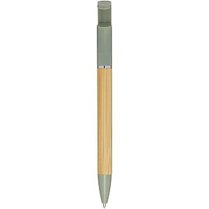 Delfina phone holder pen (blue ink), heather green