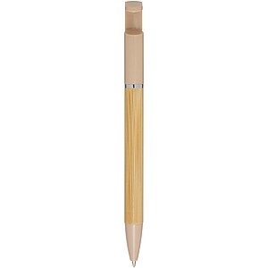 Delfina phone holder pen (blue ink), oatmeal