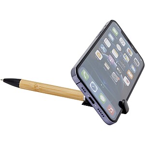 Delfina phone holder pen, solid black