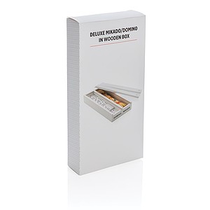 Deluxe mikado/domino in wooden box