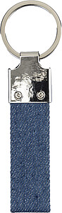 Denim keychain Enzi, blue