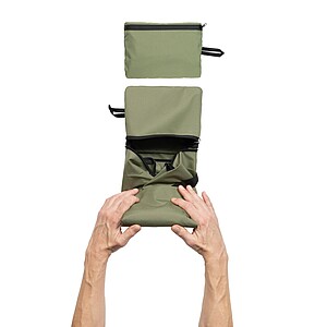 Dillon AWARE™ RPET foldable sports bag, green