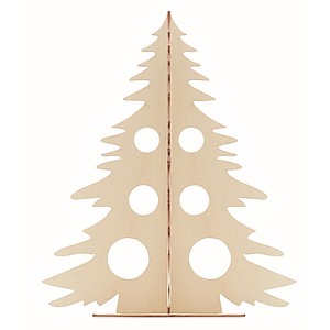 DIY wooden silhouette Christmas tree
