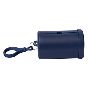Dog waste bag dispenser, navy blue