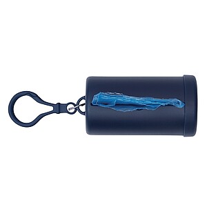 Dog waste bag dispenser, navy blue