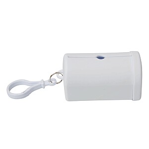 Dog waste bag dispenser, white