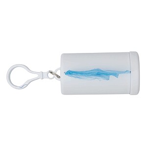 Dog waste bag dispenser, white