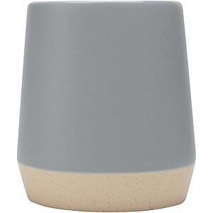 Dolce 300 ml ceramic mug with matt finish, grey