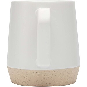 Dolce 300 ml ceramic mug with matt finish, white