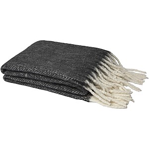 Dolly GRS recycled blanket, solid black