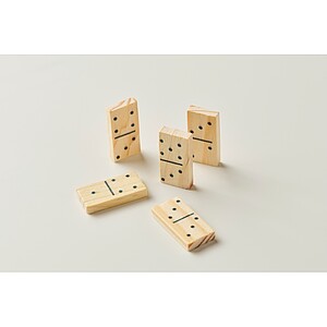 Domino and cards set, wood