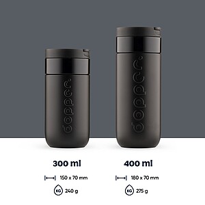 Dopper Travel Mug 300 ml, blazing black