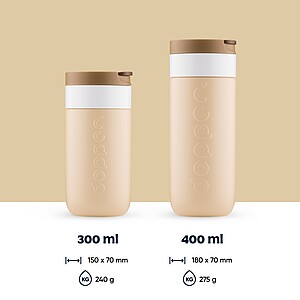 Dopper Travel Mug 300 ml, Earthy Brown