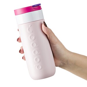Dopper Travel Mug 400 ml, Berry Pink