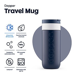 Dopper Travel Mug 400 ml, breaker blue