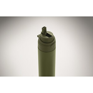 Double wall bottle 500 ml, dark green