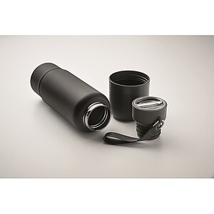 Double wall bottle 500ml, black