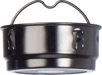 Double wall glass bottle with stainless steel sieve, leakproof