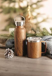 Double wall insulating vacuum bottle