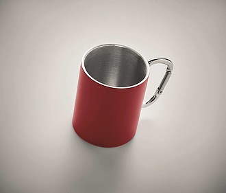 Double wall metal mug 300 ml
