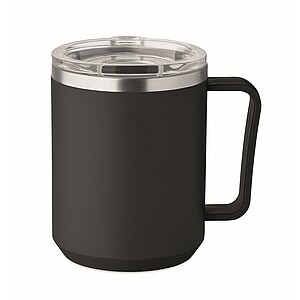 Double wall mug 400ml, black