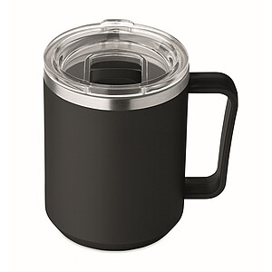 Double wall mug 400ml, black