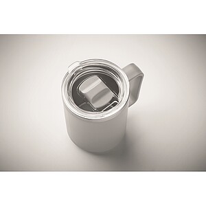 Double wall mug 400ml, grey