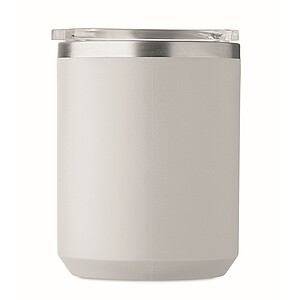 Double wall mug 400ml, grey