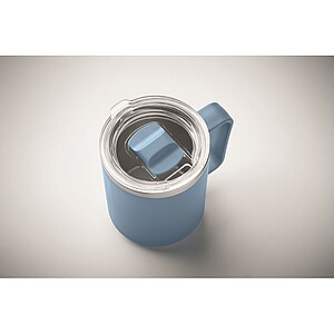 Double wall mug 400ml, petrol