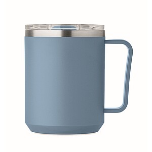Double wall mug 400ml, petrol