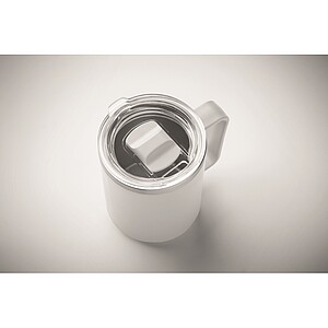 Double wall mug 400ml, white