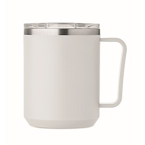 Double wall mug 400ml, white