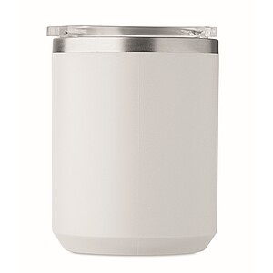 Double wall mug 400ml, white