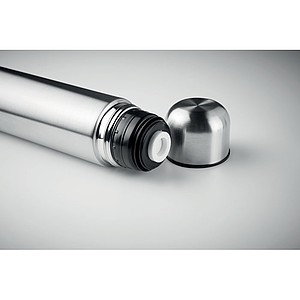 Double wall stainless Steel insulating vacuum flask 1 L.