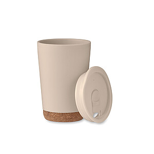 Double wall tumbler 300 ml, beige