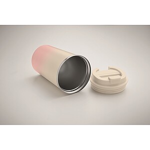 Double wall tumbler 350 ml, baby pink