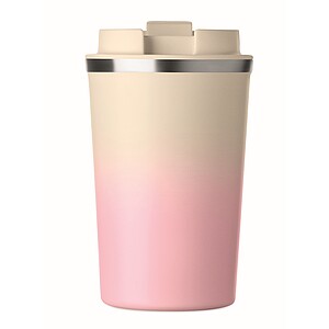 Double wall tumbler 350 ml, baby pink
