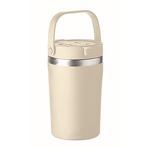 Double wall tumbler 350 ml, beige