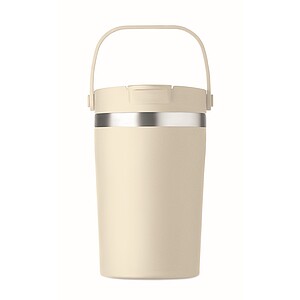Double wall tumbler 350 ml, beige