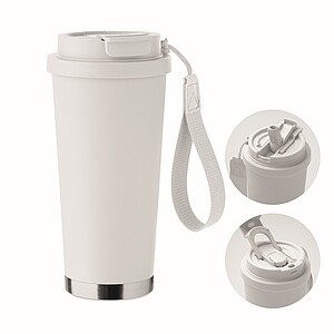 Double wall tumbler 500ml, white