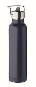 Double wall vacuum insulating bottle