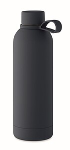 Double wall vacuum insulating bottle