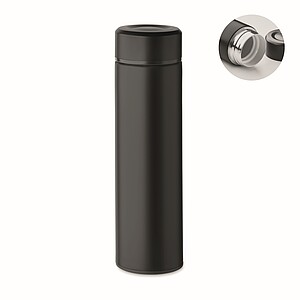 Double wall vacuum insulating bottle