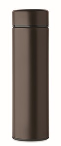 Double wall vacuum insulating bottle