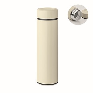 Double wall vacuum insulating bottle
