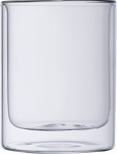 Double-walled glass cup 330ml